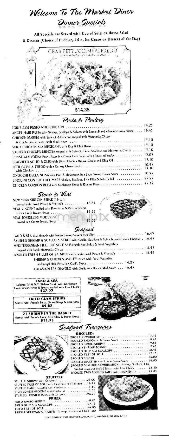 Market Diner - New York, NY menu_pic