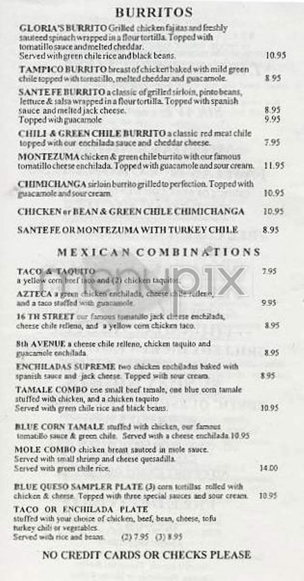 Mary Ann's - New York, NY menu_pic