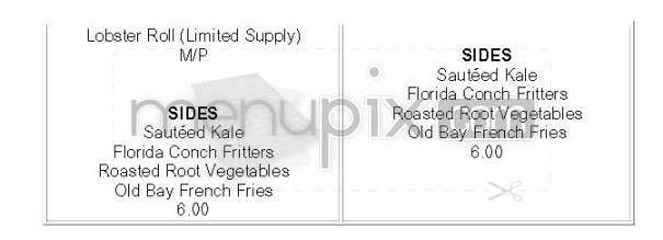 Mary's Fish Camp - New York, NY menu_pic