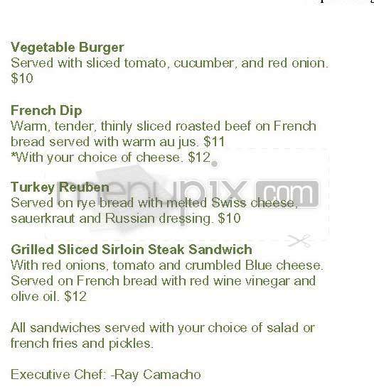 Matt's Grill - New York, NY menu_pic