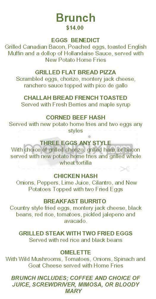 Matt's Grill - New York, NY menu_pic