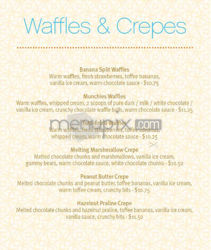 Max Brenner - New York, NY menu_pic
