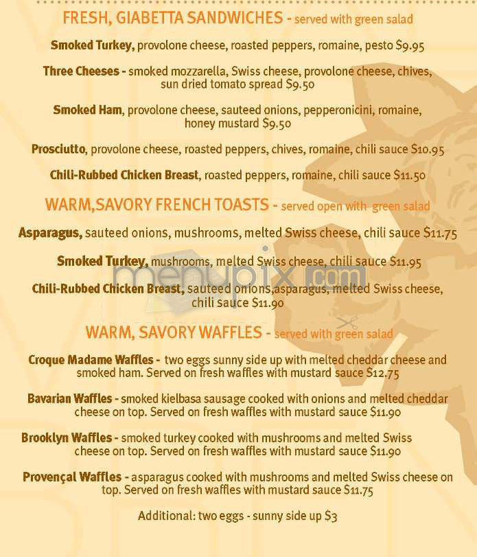 Max Brenner - New York, NY menu_pic