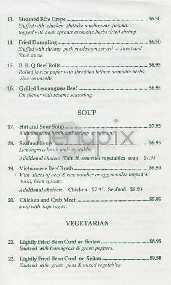 Mekong - New York, NY menu_pic