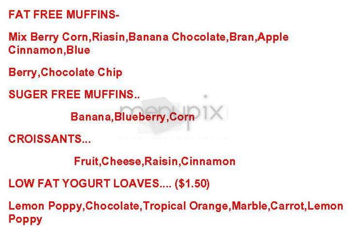 19 Metro - New York, NY menu_pic