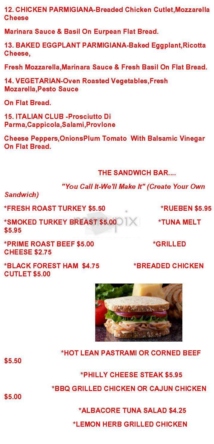 19 Metro - New York, NY menu_pic