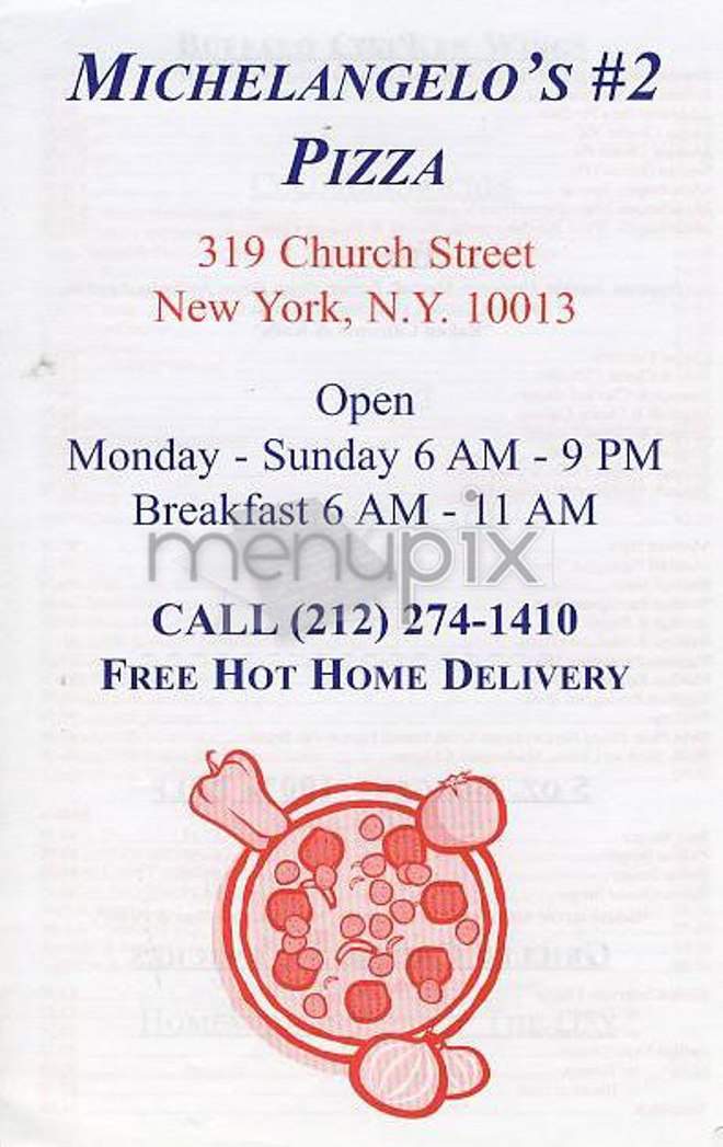 /302068/Michelangelos-Pizza-2-New-York-NY - New York, NY