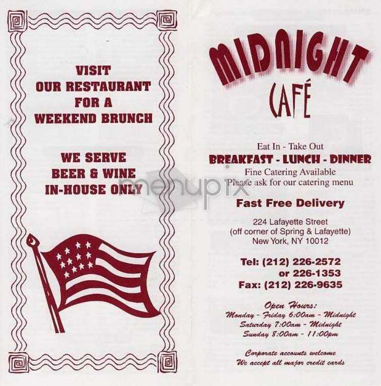 /302073/Midnight-Cafe-New-York-NY - New York, NY