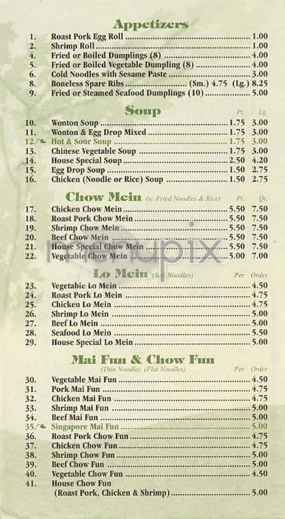 Midtown Restaurant - New York, NY menu_pic
