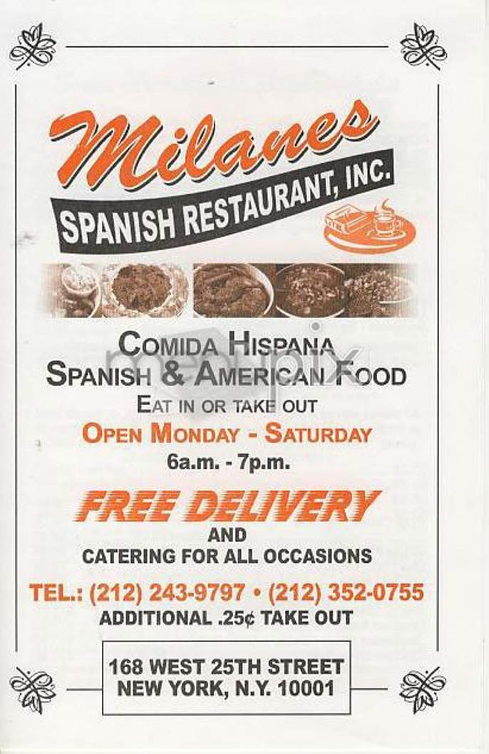 Milanese - New York, NY menu_pic