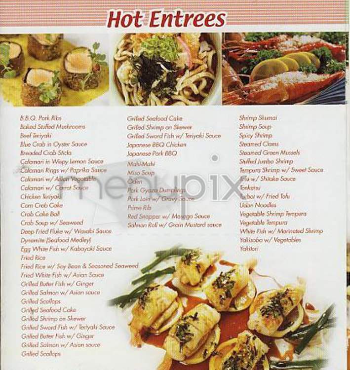 Minado - New York, NY menu_pic