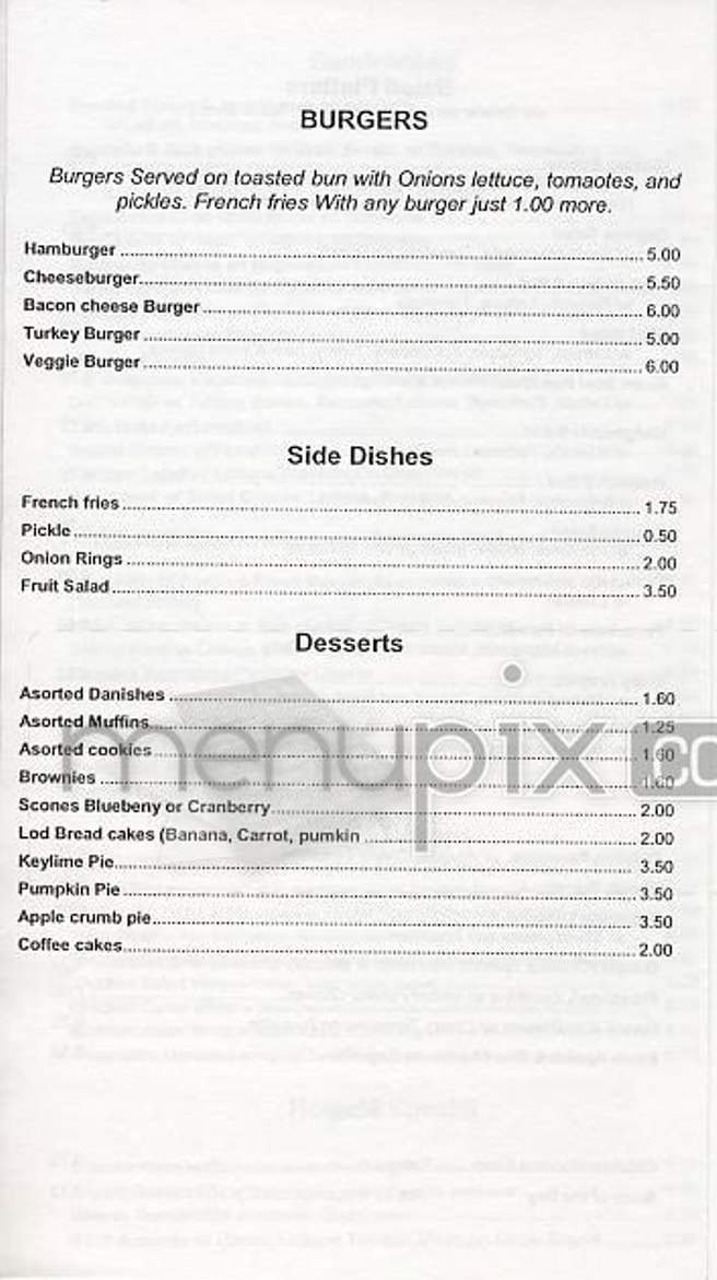 Mission Cafe - New York, NY menu_pic