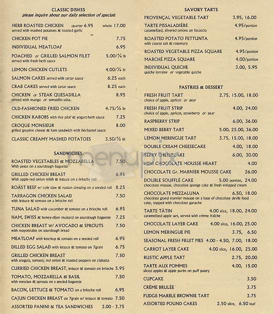 Mitchel London Foods - New York, NY menu_pic