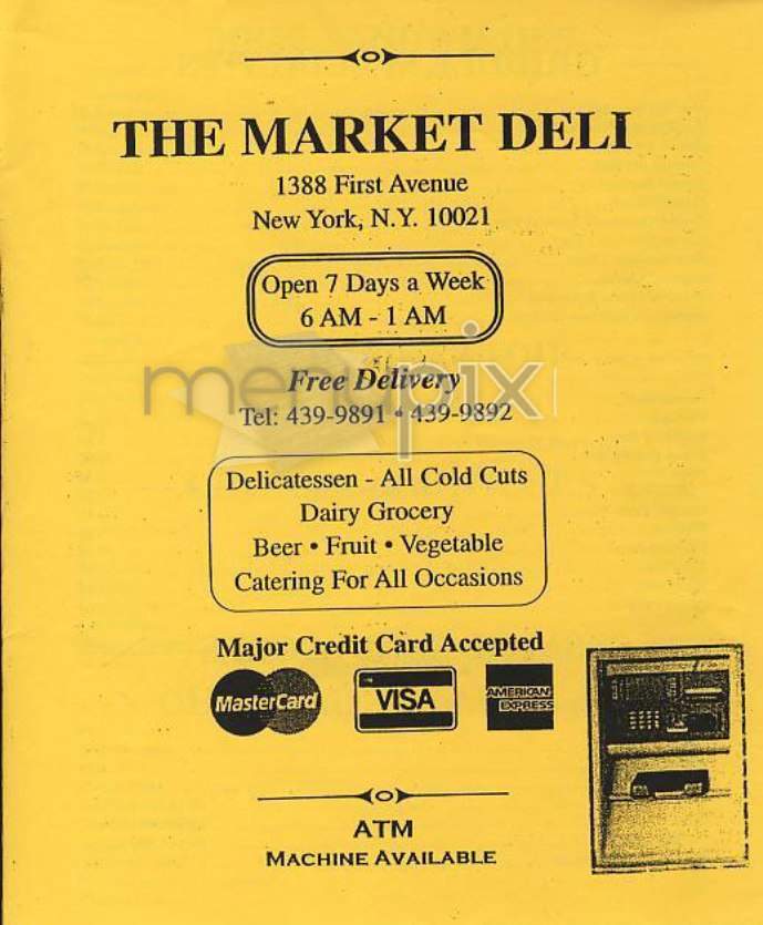 /302112/The-Market-Deli-New-York-NY - New York, NY