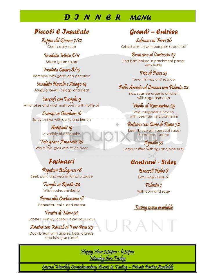 Moda - New York, NY menu_pic
