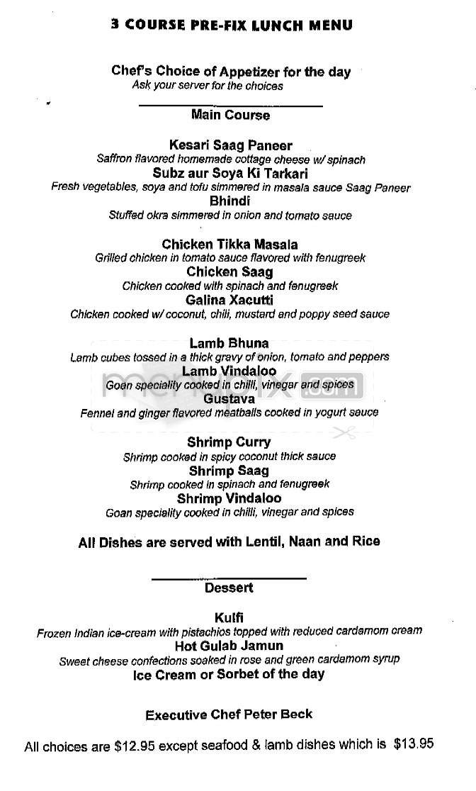 Moksha - New York, NY menu_pic