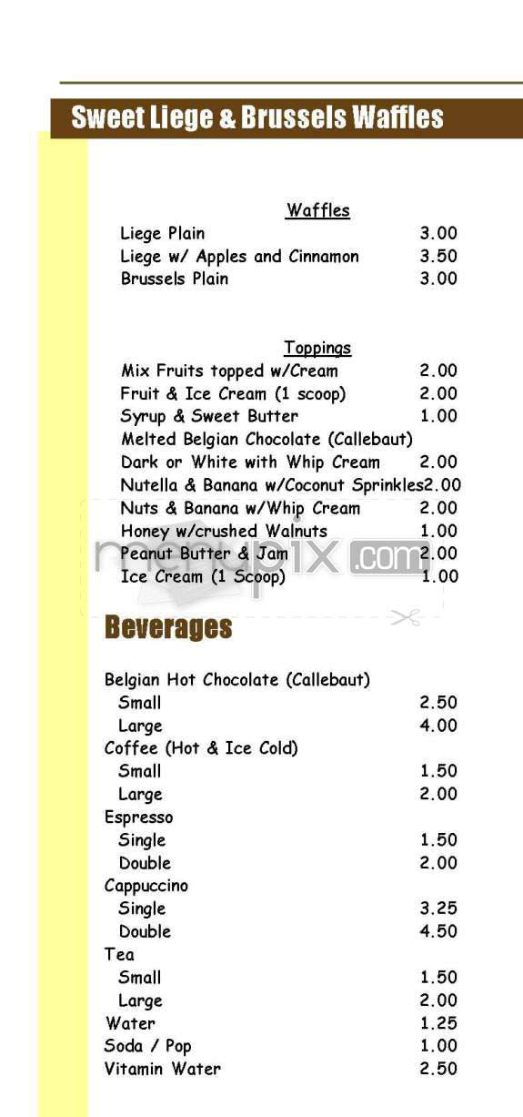 Mon Repas - New York, NY menu_pic