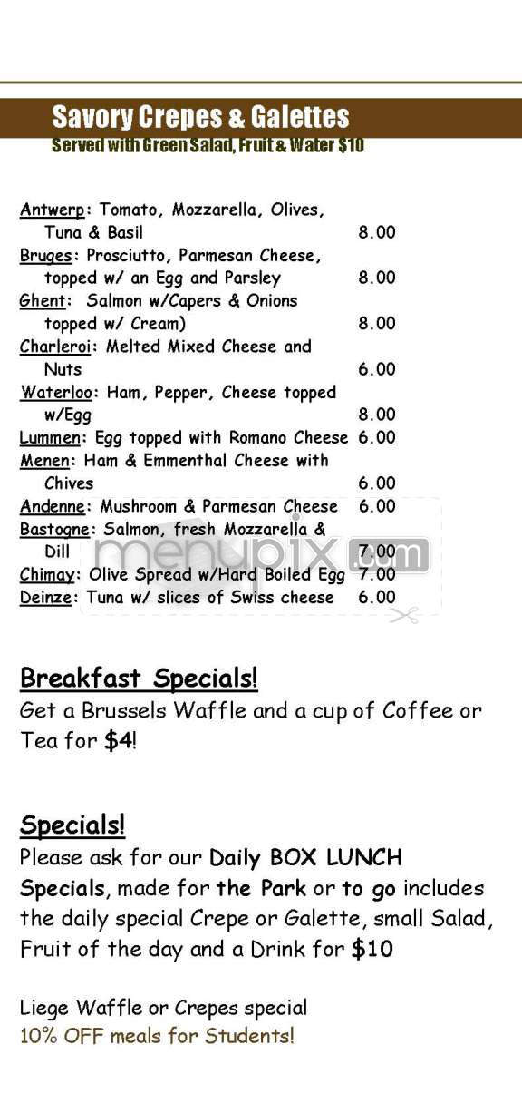 Mon Repas - New York, NY menu_pic