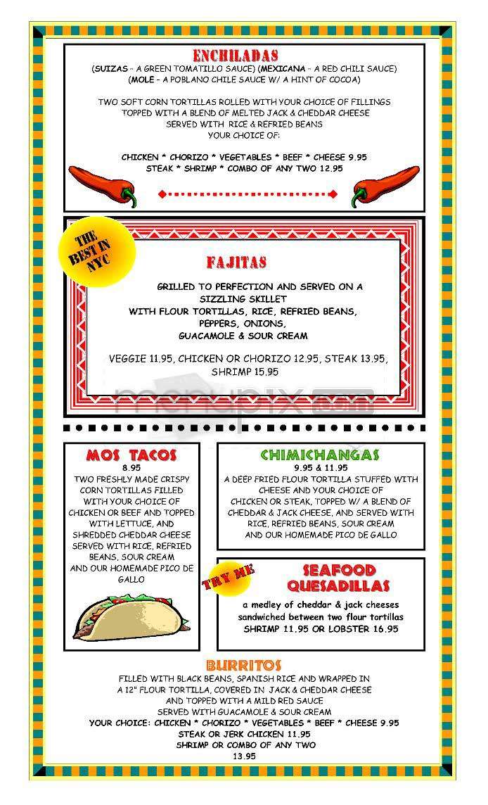 Mo's Carribean - New York, NY menu_pic