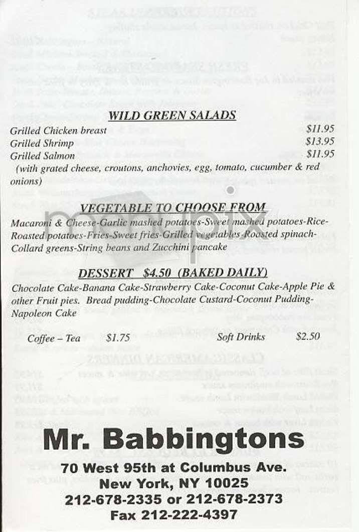 /302145/Mr-Babbingtons-New-York-NY - New York, NY