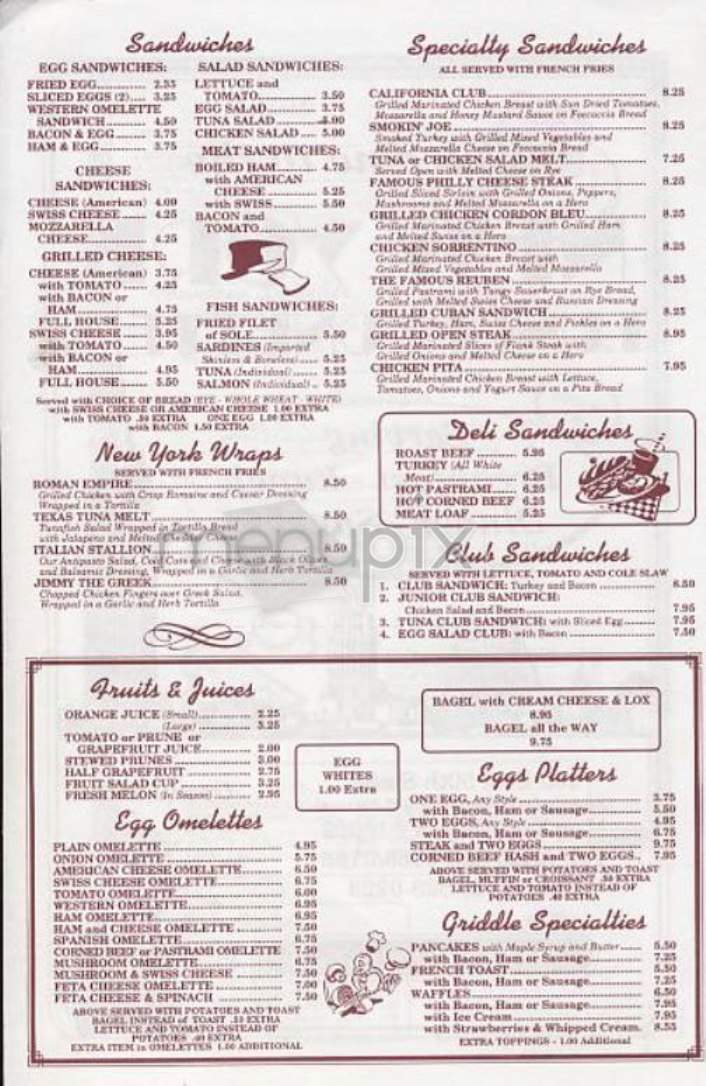 New York Luncheonette - New York, NY menu_pic
