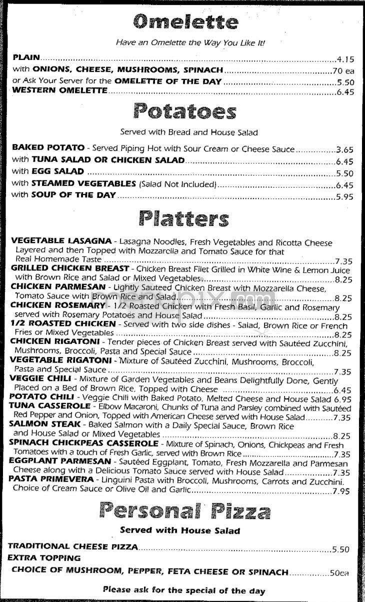 Naturally Delicious - New York, NY menu_pic