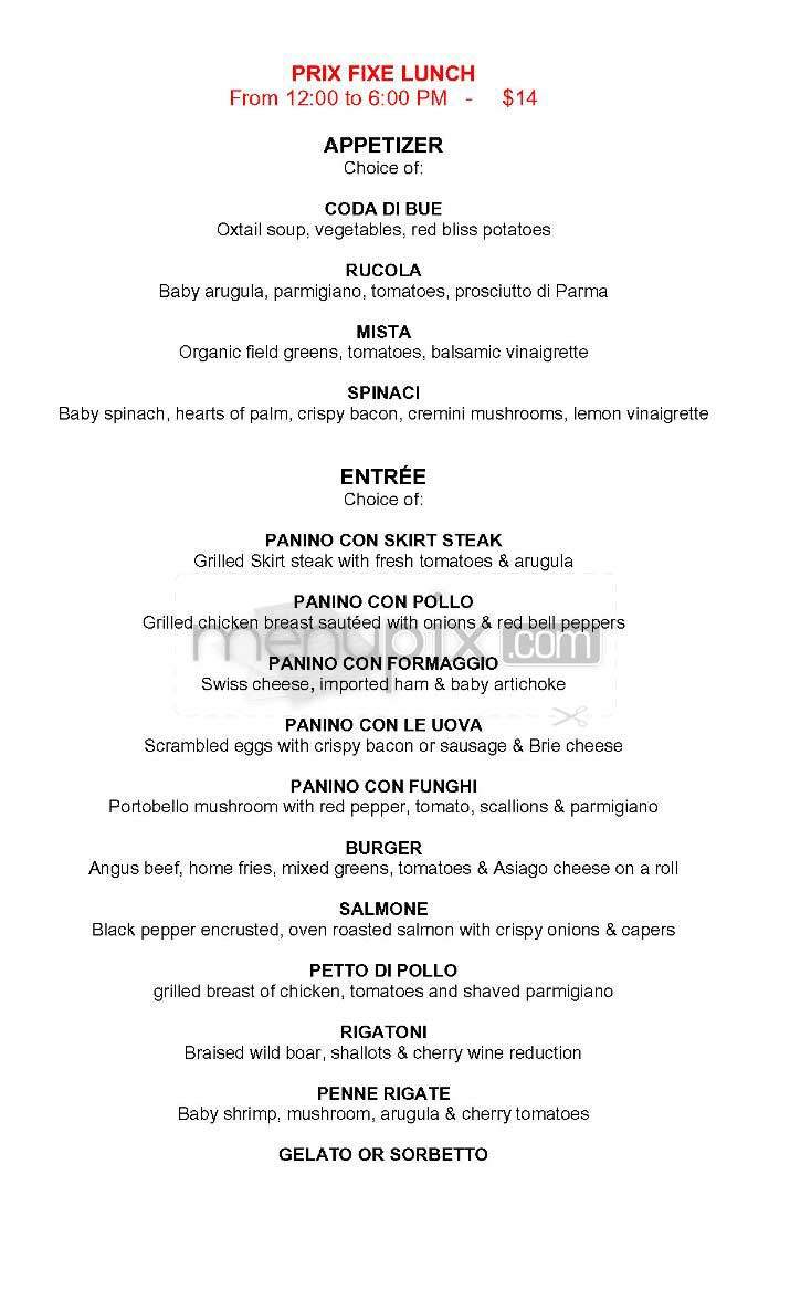 Nero - New York, NY menu_pic