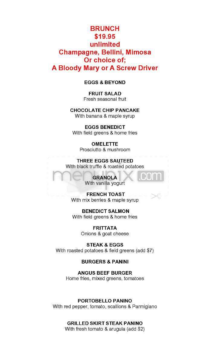 Nero - New York, NY menu_pic