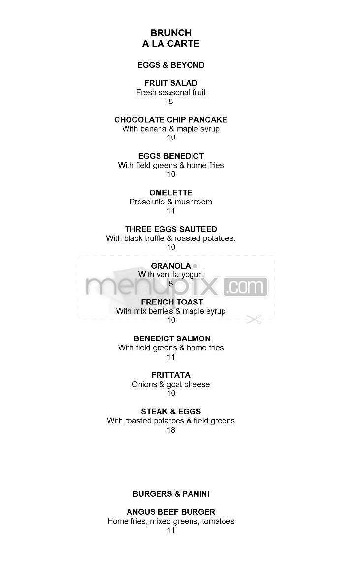 Nero - New York, NY menu_pic