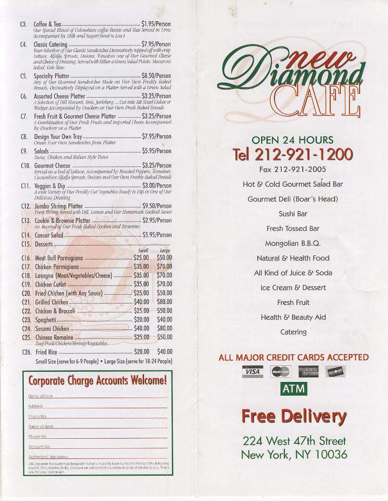 /302201/New-Diamond-Cafe-New-York-NY - New York, NY