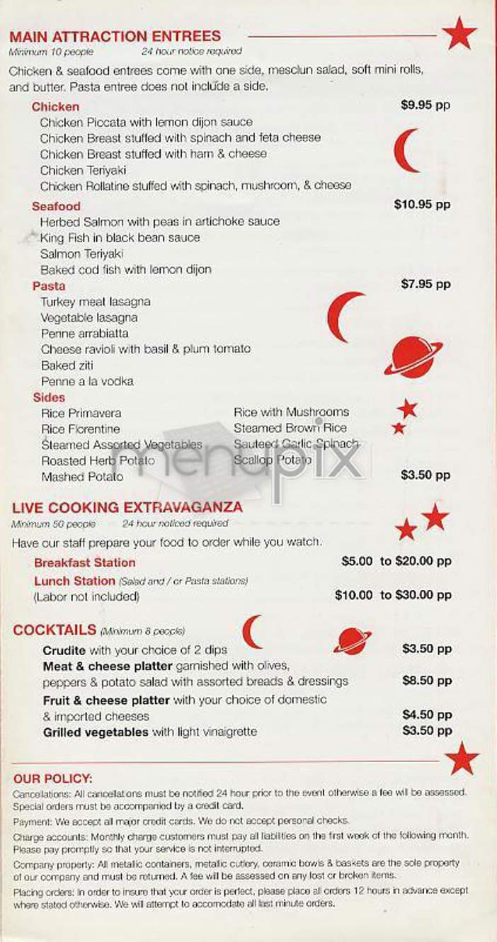 New Star Cafe - New York, NY menu_pic