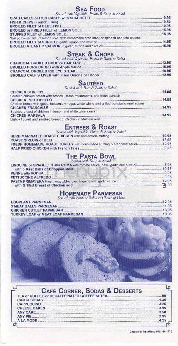 New Wave - New York, NY menu_pic
