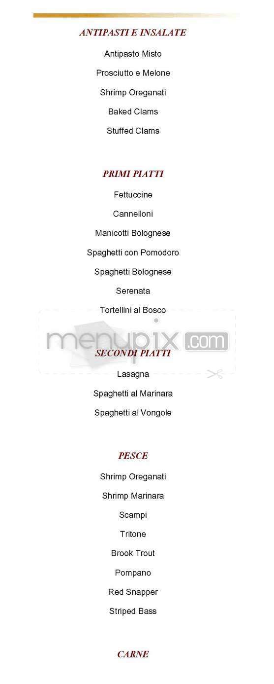 Nicola Paone - New York, NY menu_pic