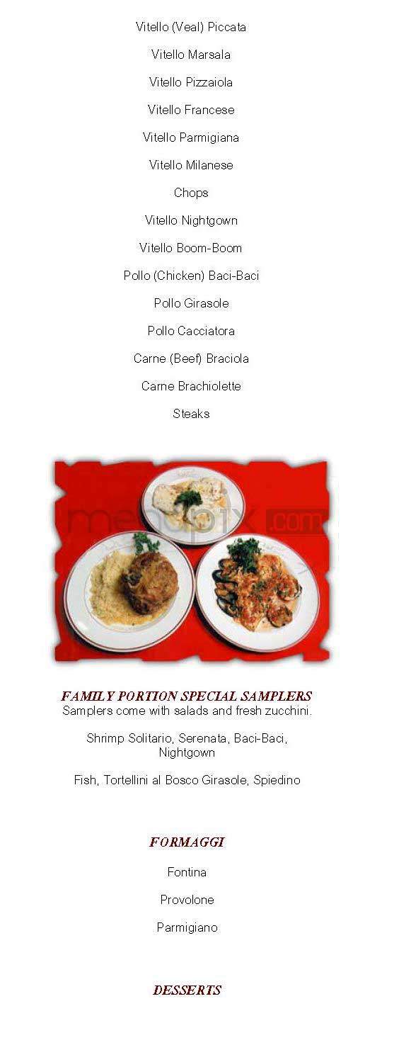 Nicola Paone - New York, NY menu_pic