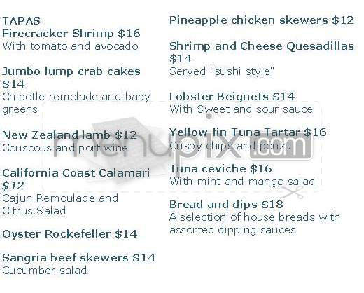 Nikki Beach Midtown - New York, NY menu_pic
