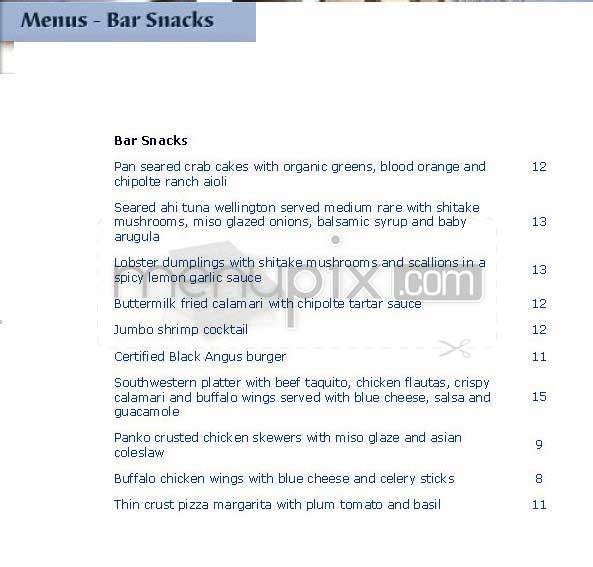 Niles - New York, NY menu_pic
