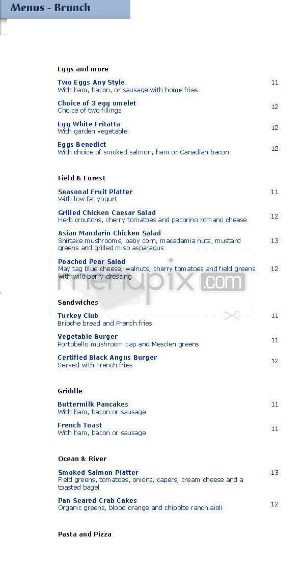 Niles - New York, NY menu_pic