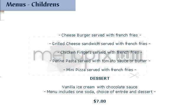 Niles - New York, NY menu_pic