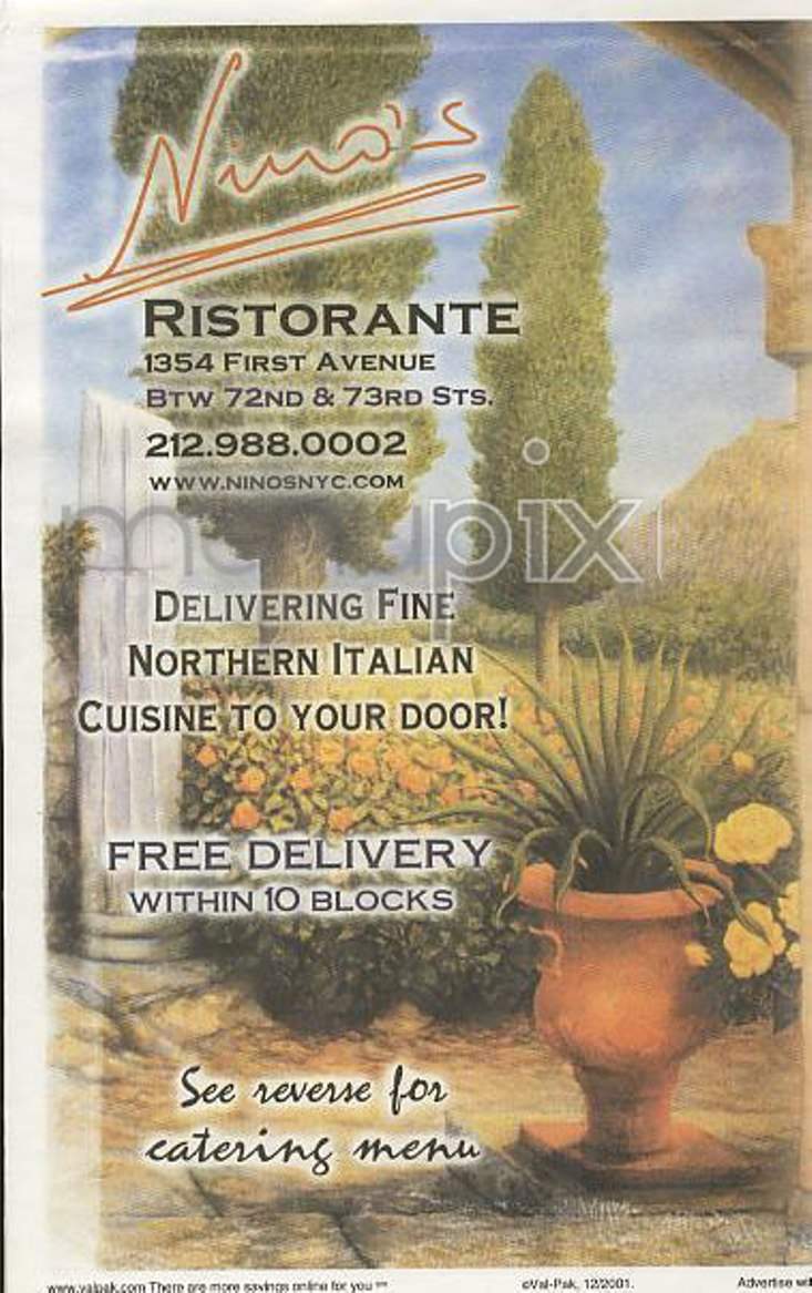 Nino's - New York, NY menu_pic