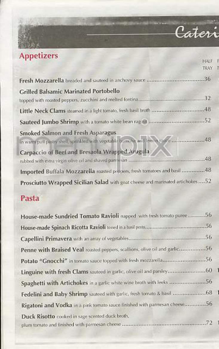 Nino's - New York, NY menu_pic