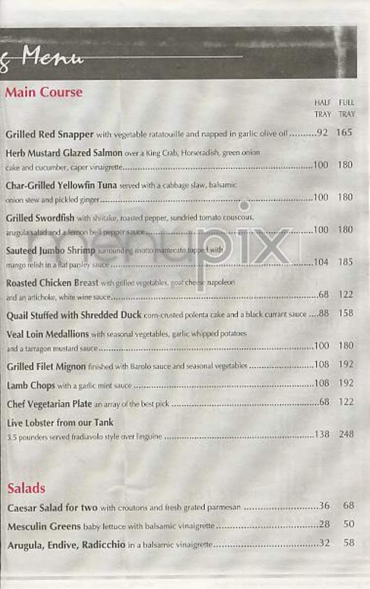 Nino's - New York, NY menu_pic
