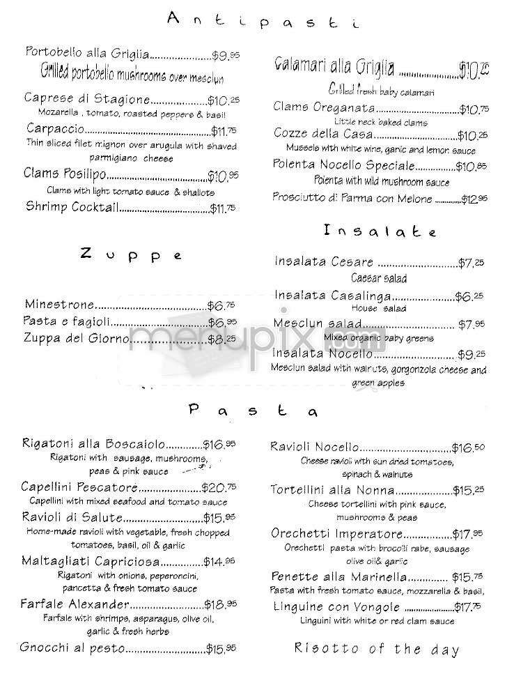 Nocello - New York, NY menu_pic