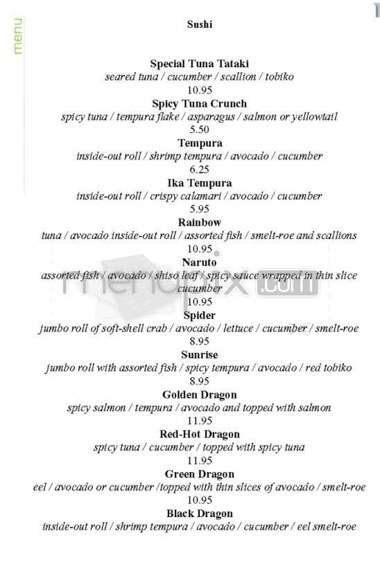 Nolia - New York, NY menu_pic