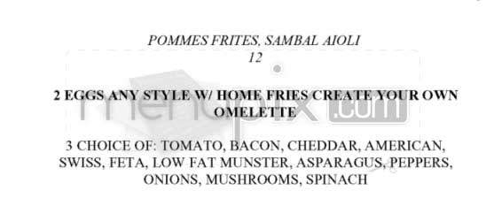 Nolia - New York, NY menu_pic