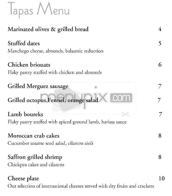 Nomad - New York, NY menu_pic