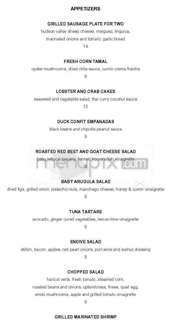 North Square - New York, NY menu_pic