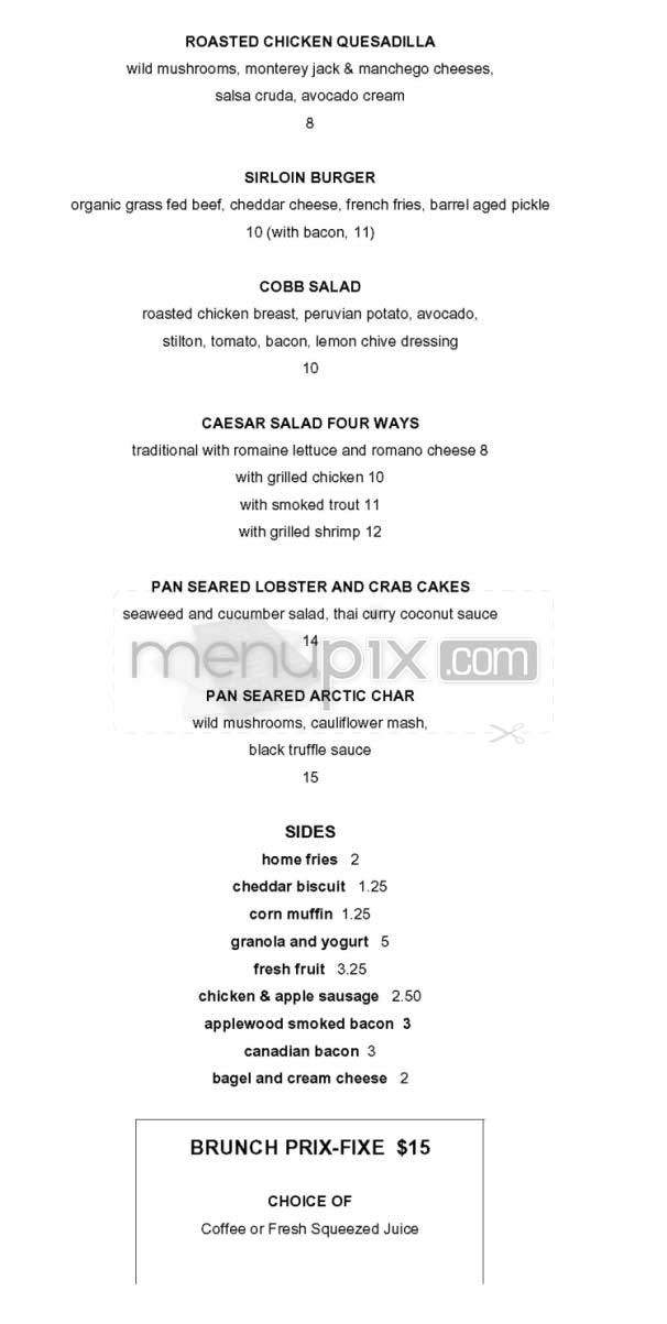 North Square - New York, NY menu_pic