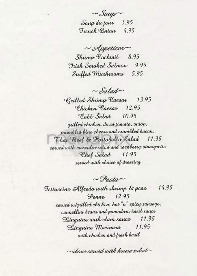 O'Reilly's Pub - New York, NY menu_pic