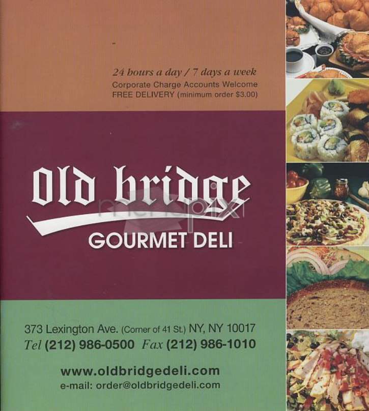 Old Bridge Gourmet Deli - New York, NY menu_pic
