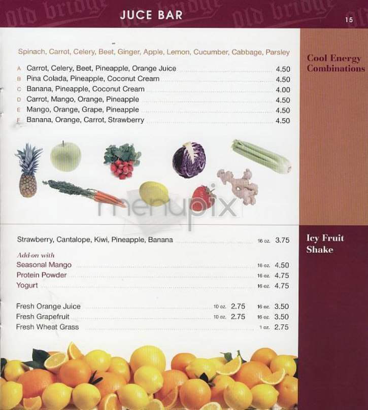 Old Bridge Gourmet Deli - New York, NY menu_pic